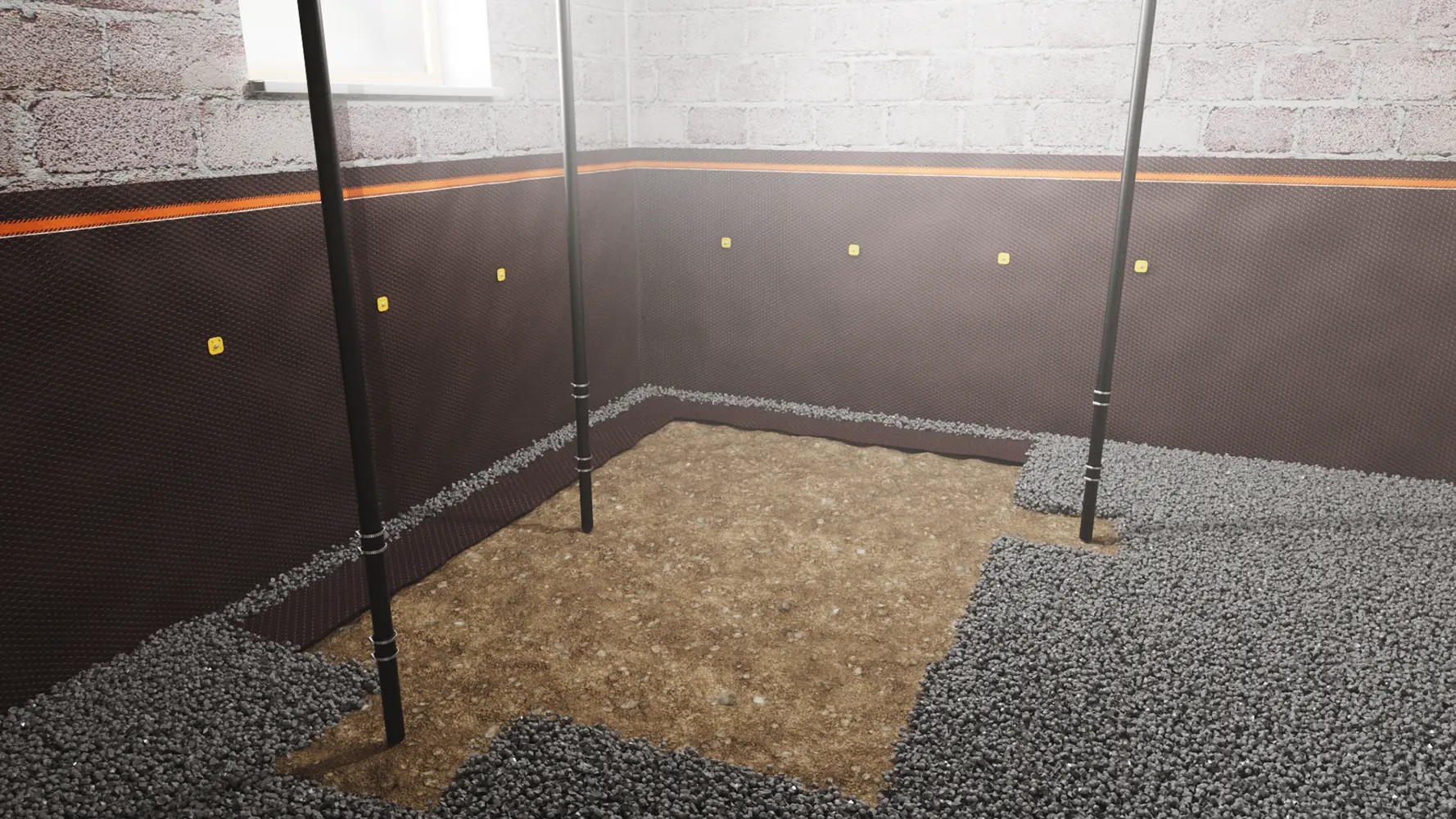 Foundation waterproofing work in Toronto GTA